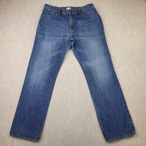 VTG Gap Easy‎ Authentic Fit Jeans Mens 33x32 Blue Dark Wash Denim Y2K